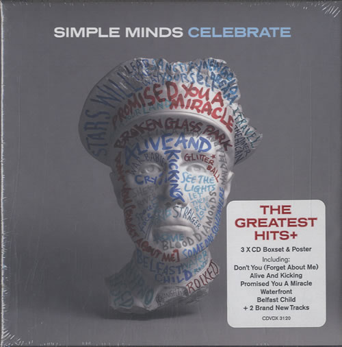 Simple Minds Celebrate [The Greatest Hits ] - Sealed UK 3-CD album set ...